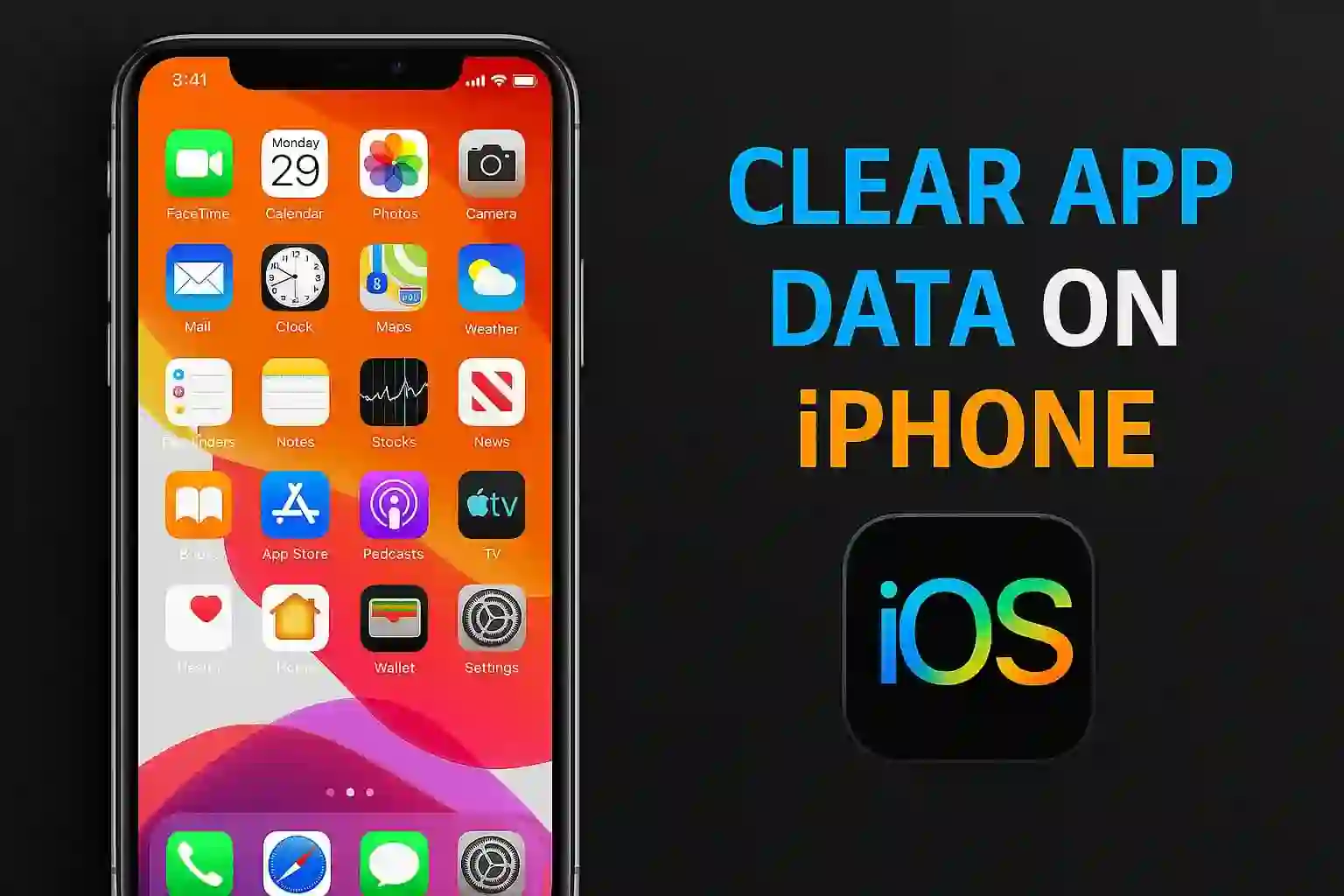 Clear app data iPhone