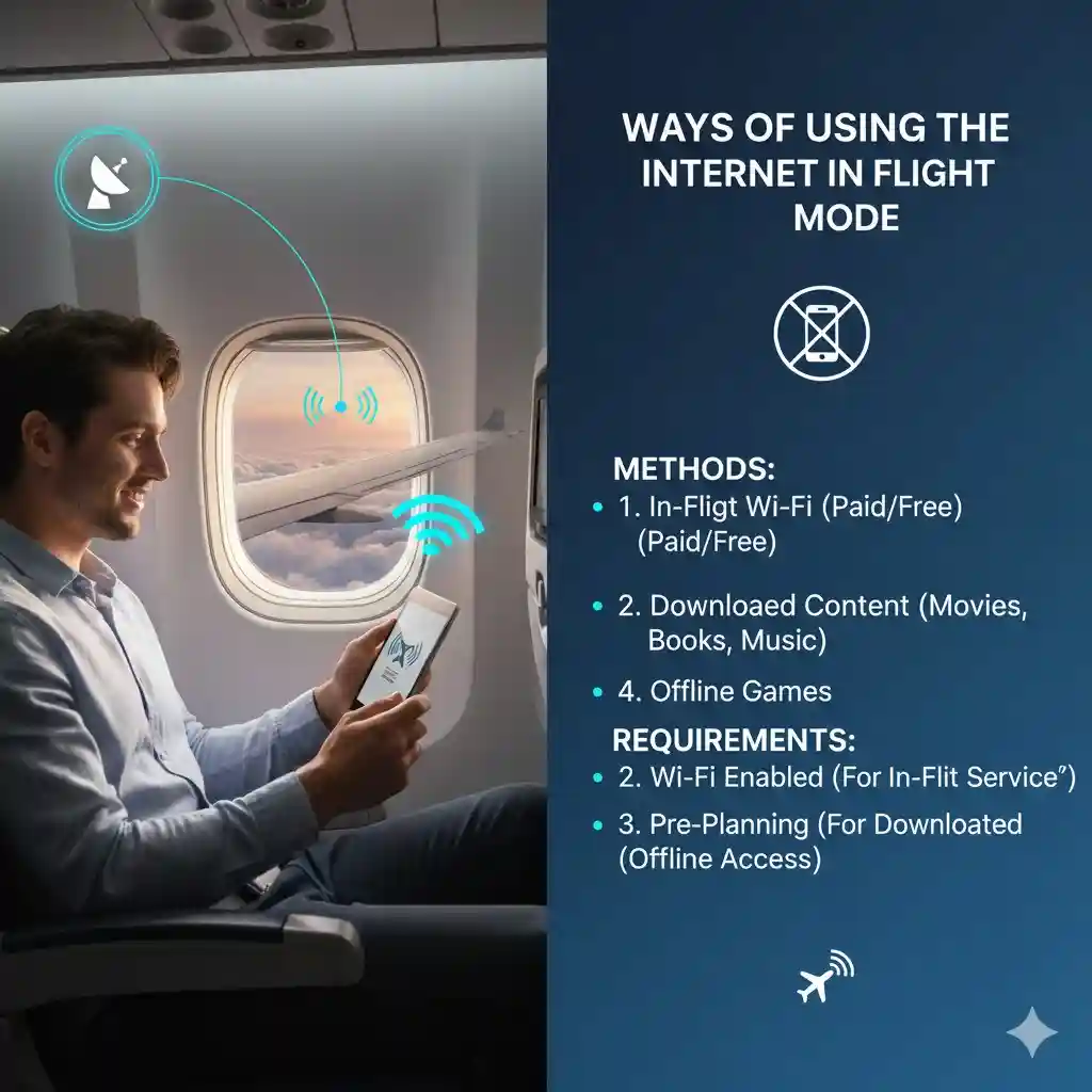 How to Use Internet in Flight Mode