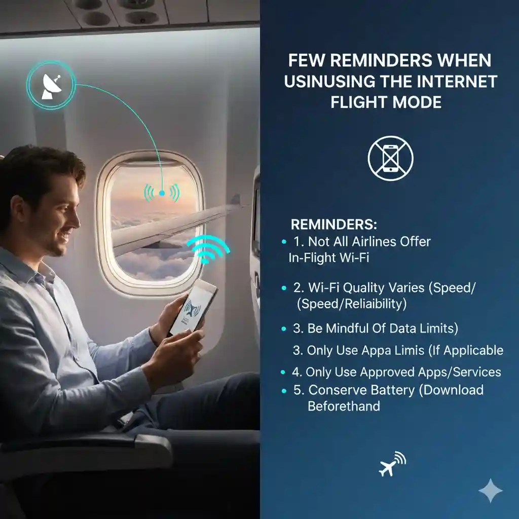 How to Use Internet in Flight Mode