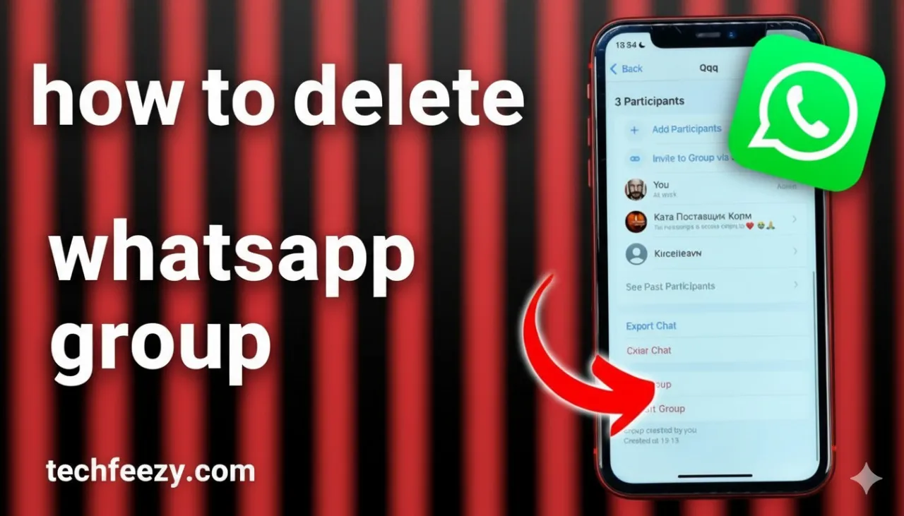 How to Delete WhatsApp Group