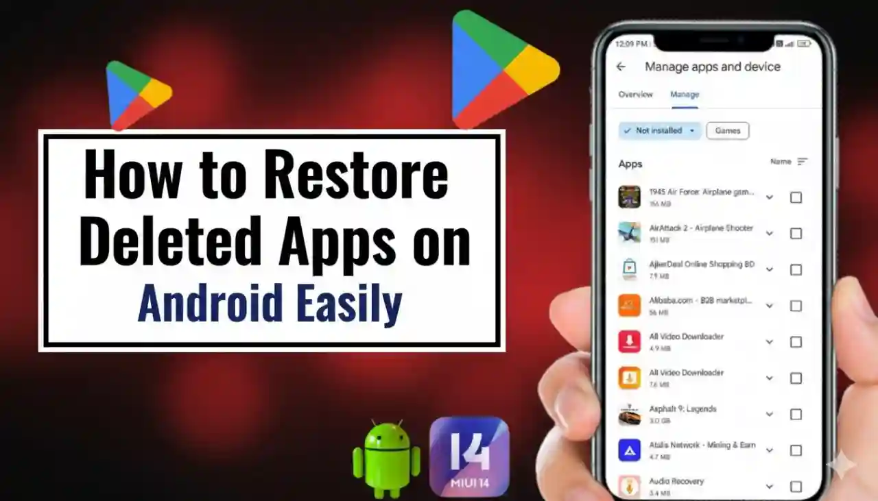 How to Restore Deleted Apps on Android Easily