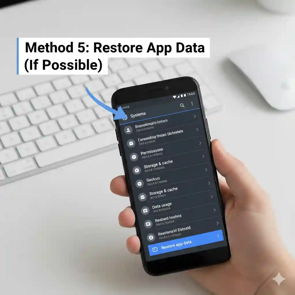 Restore App Data