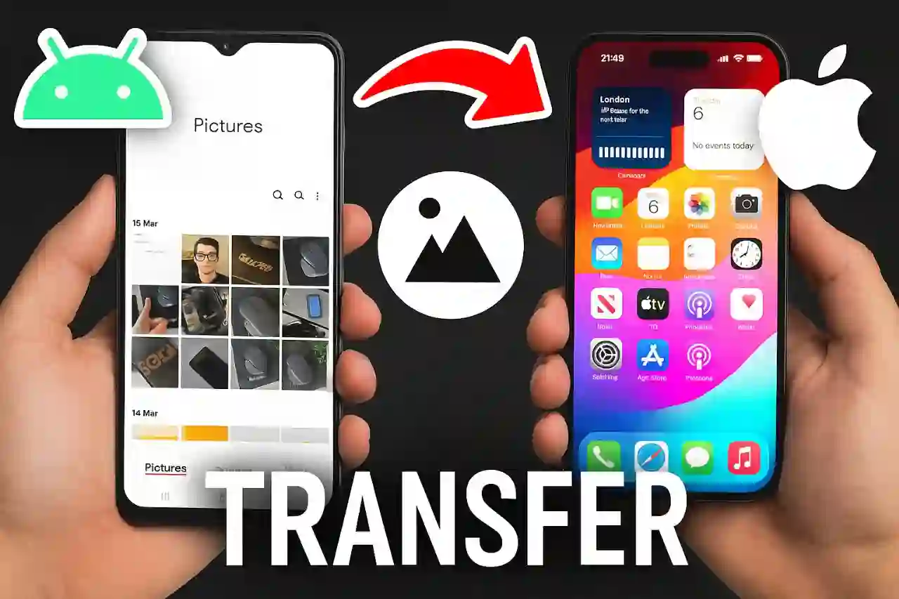 How to share Photos from iPhone to Android