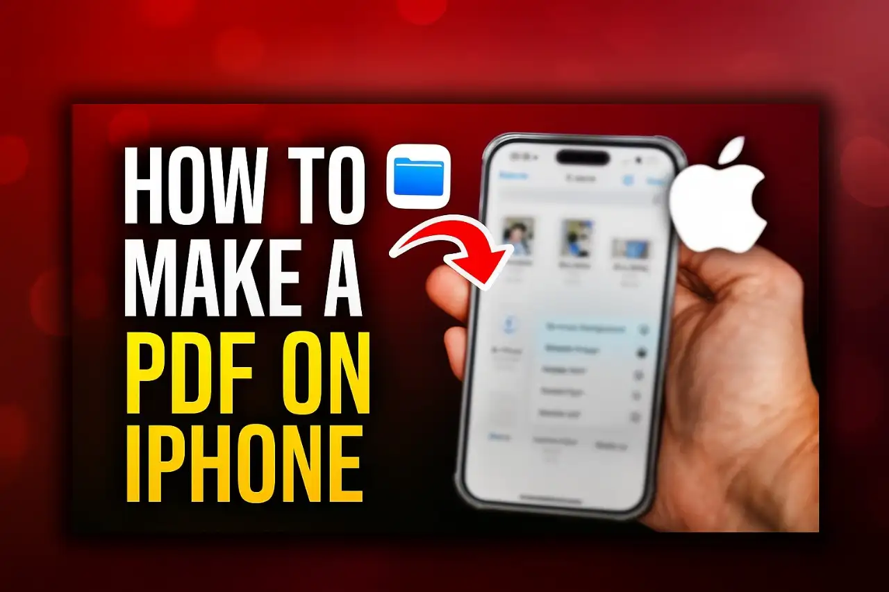 how to make a pdf on iphone
