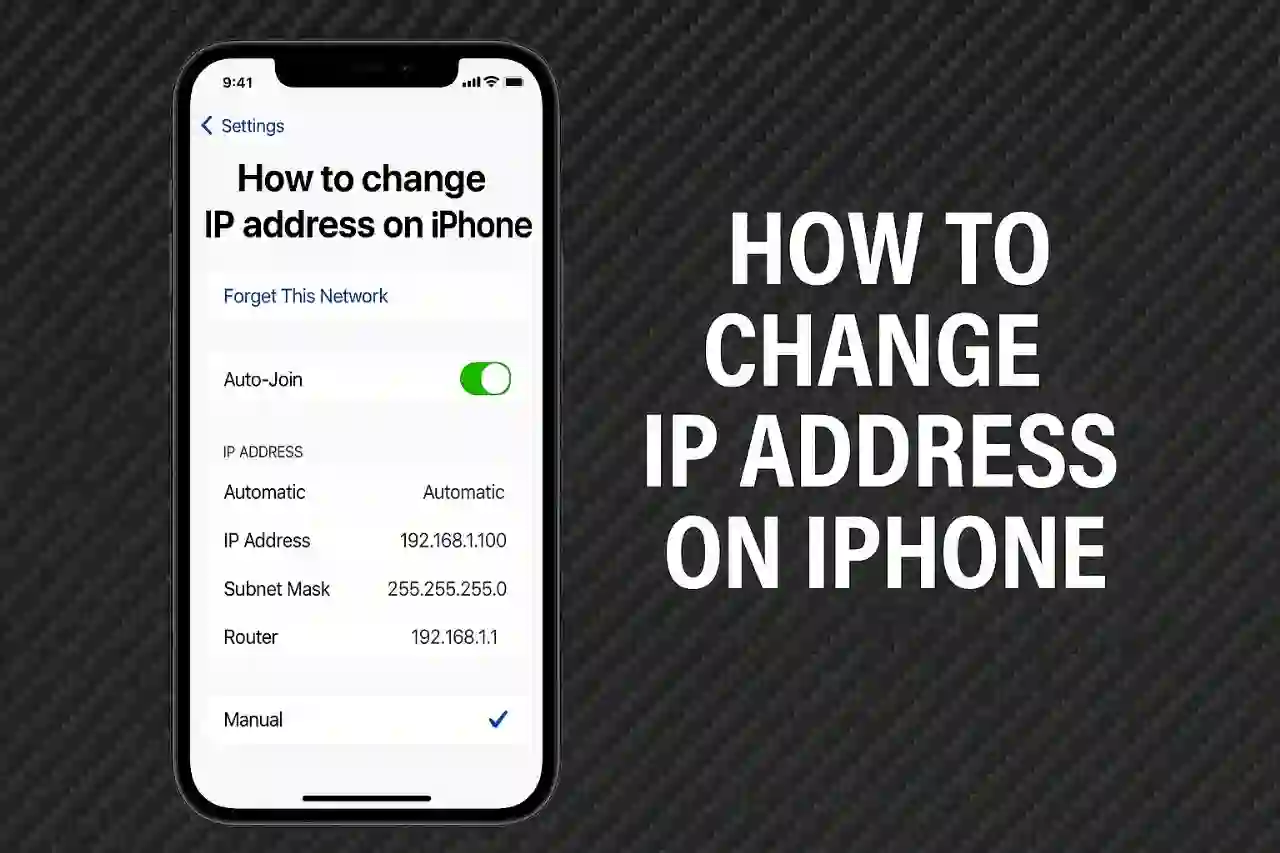 How to change ip address on iphone
