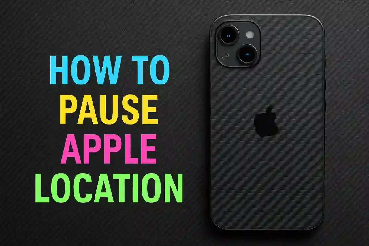 How to pause apple location