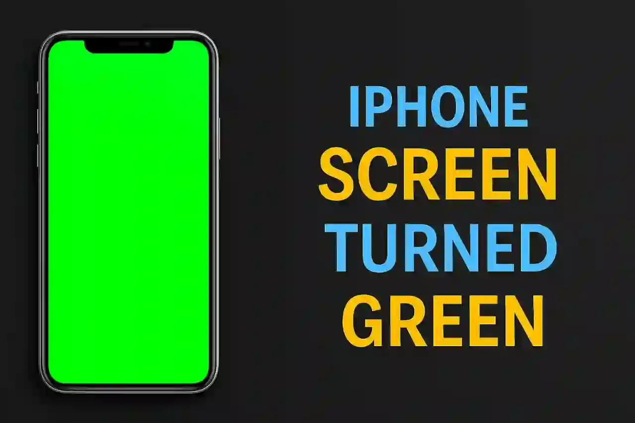 Iphone Screen Turned Green