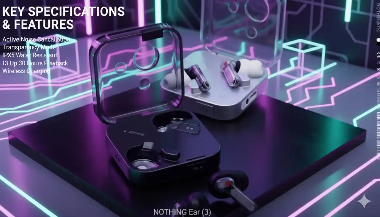 Nothing Ear 3 True Wireless Earbuds