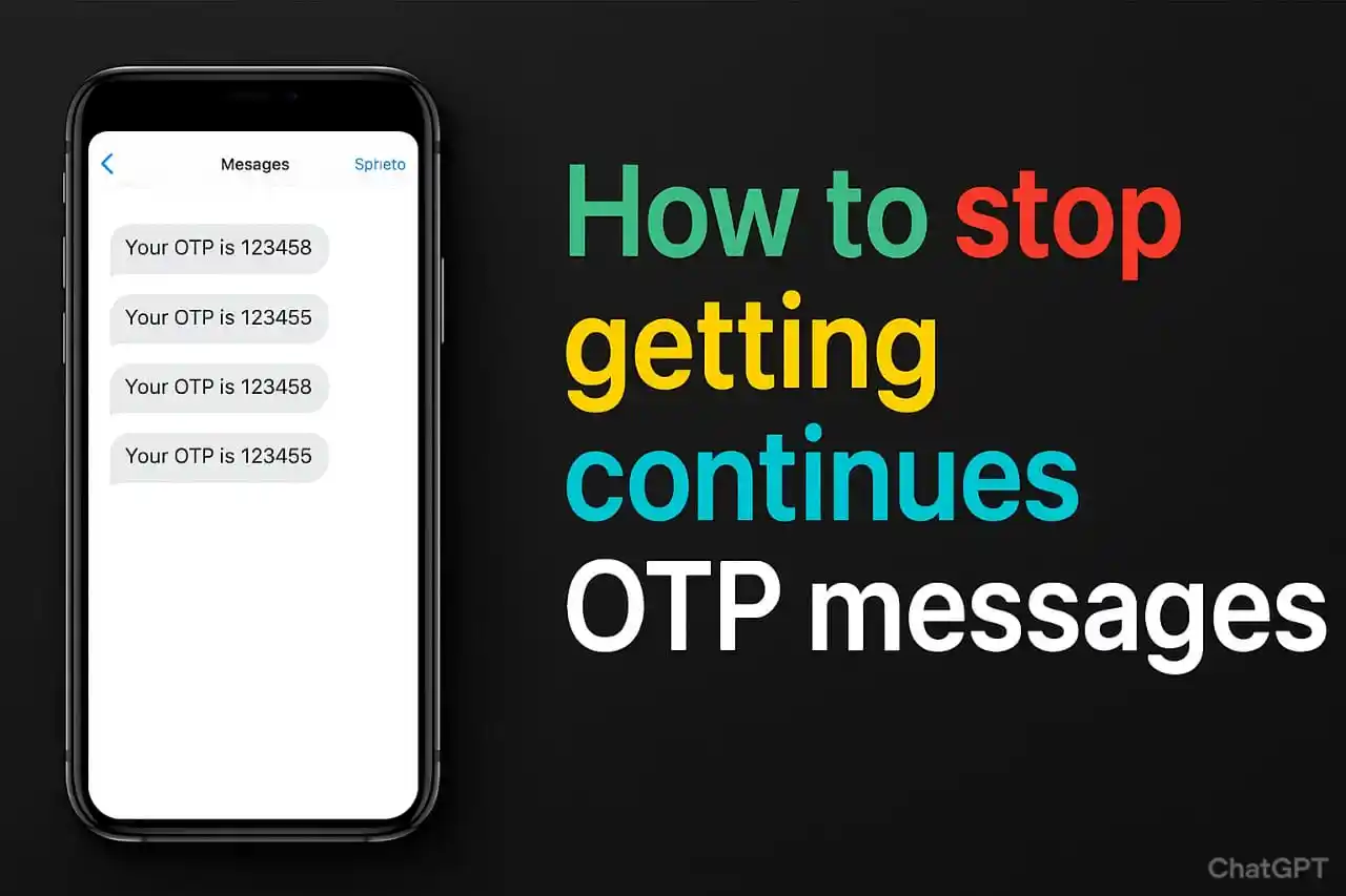 How to Stop OTP Messages