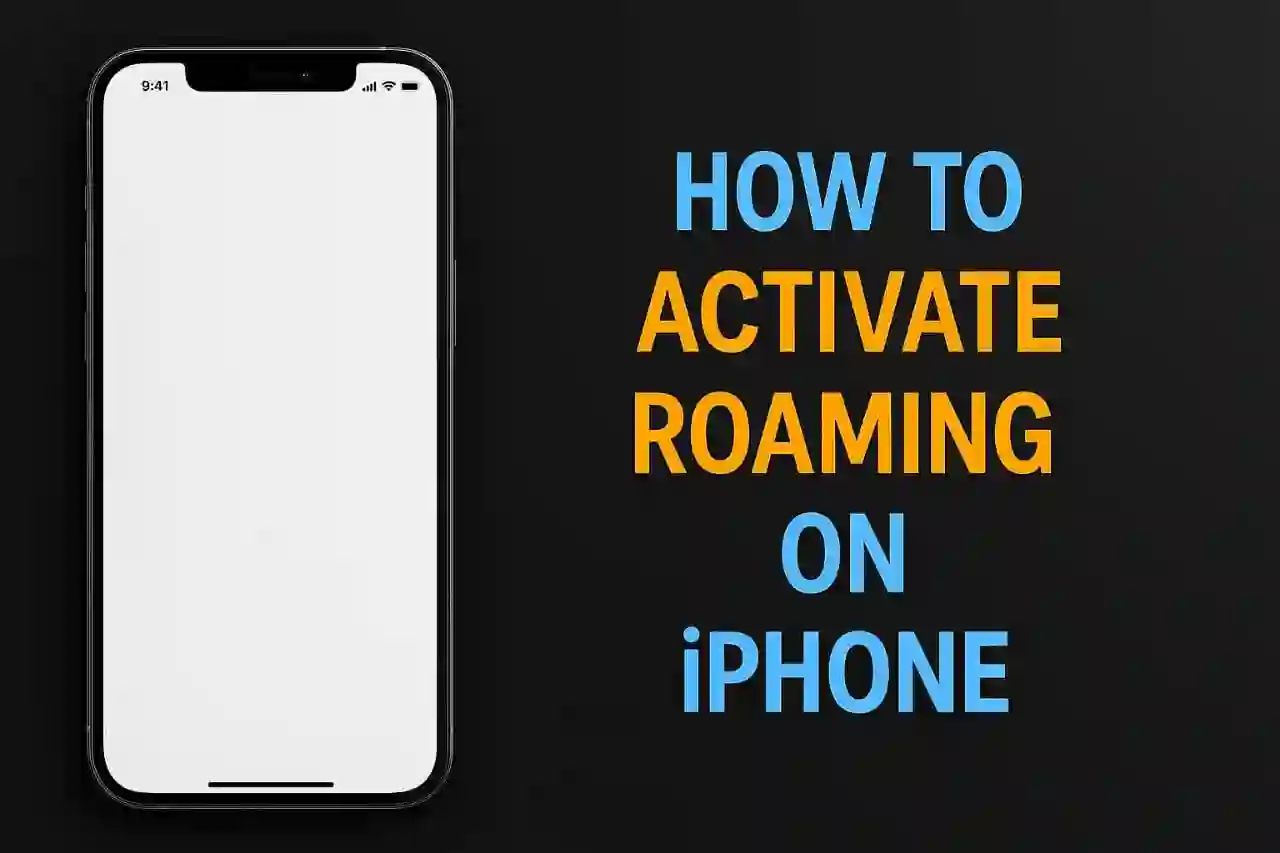 How to Activate Roaming on iPhone