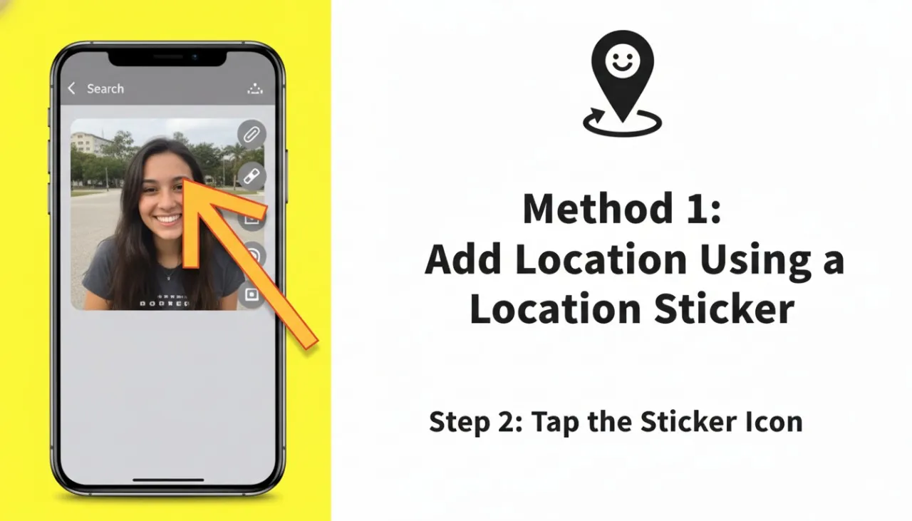 How to Add Location on Snapchat