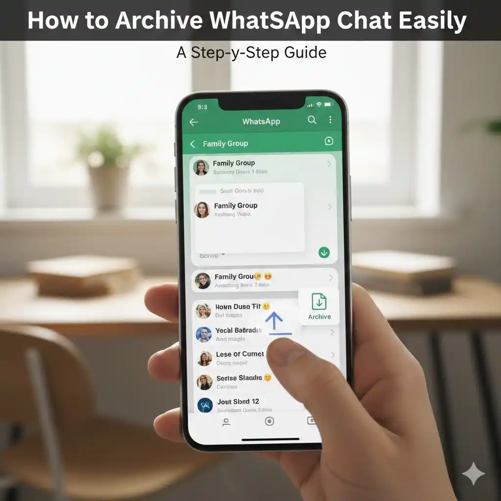 How to Archive WhatsApp Chat Easily